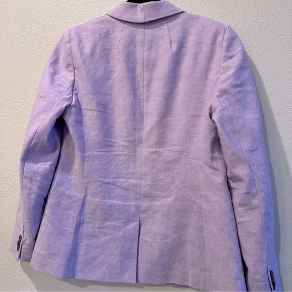 J.Crew Parke blazer in stretch linen size 6 (lilac color) - Picture 5 of 10